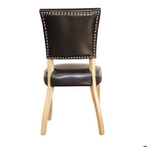 Marquess BLack Leather Dining Chair